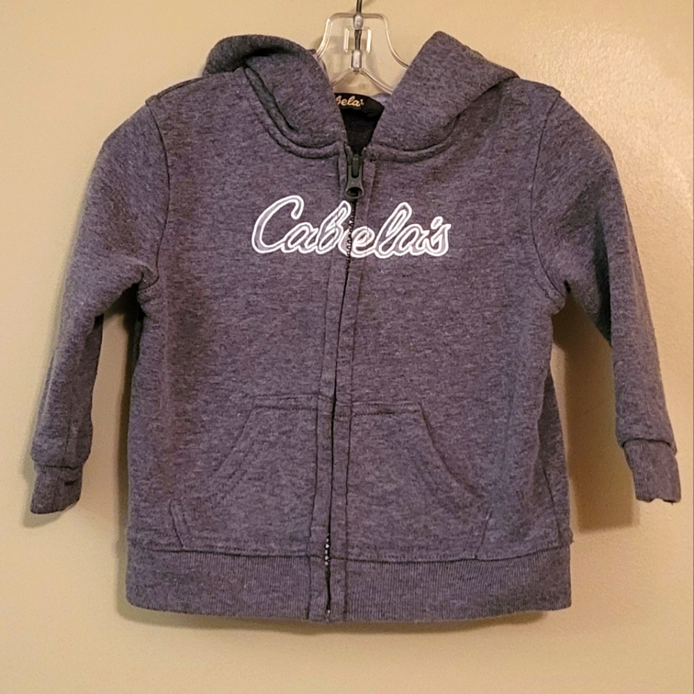 Cabela's charcoal zip-up hoodie